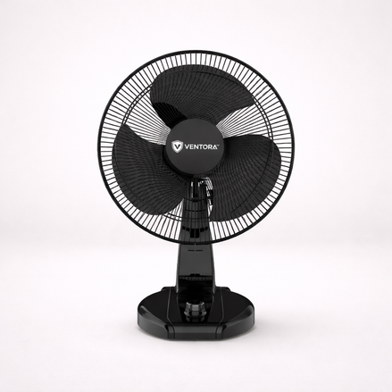 Ventora CoolBreeze Pro Table Fan - Black