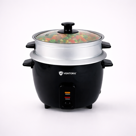 Ventora RiceElite Rice Cooker Black