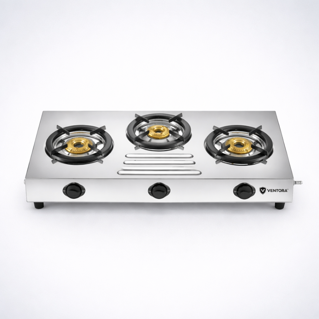 Ventora Steel Flame 3 Burner