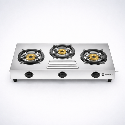Ventora Steel Flame 3 Burner